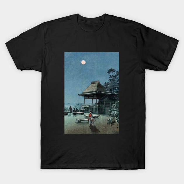 Autumn Moon at Ishiyama Temple by Tsuchiya Koitsu T-Shirt by Takeda_Art